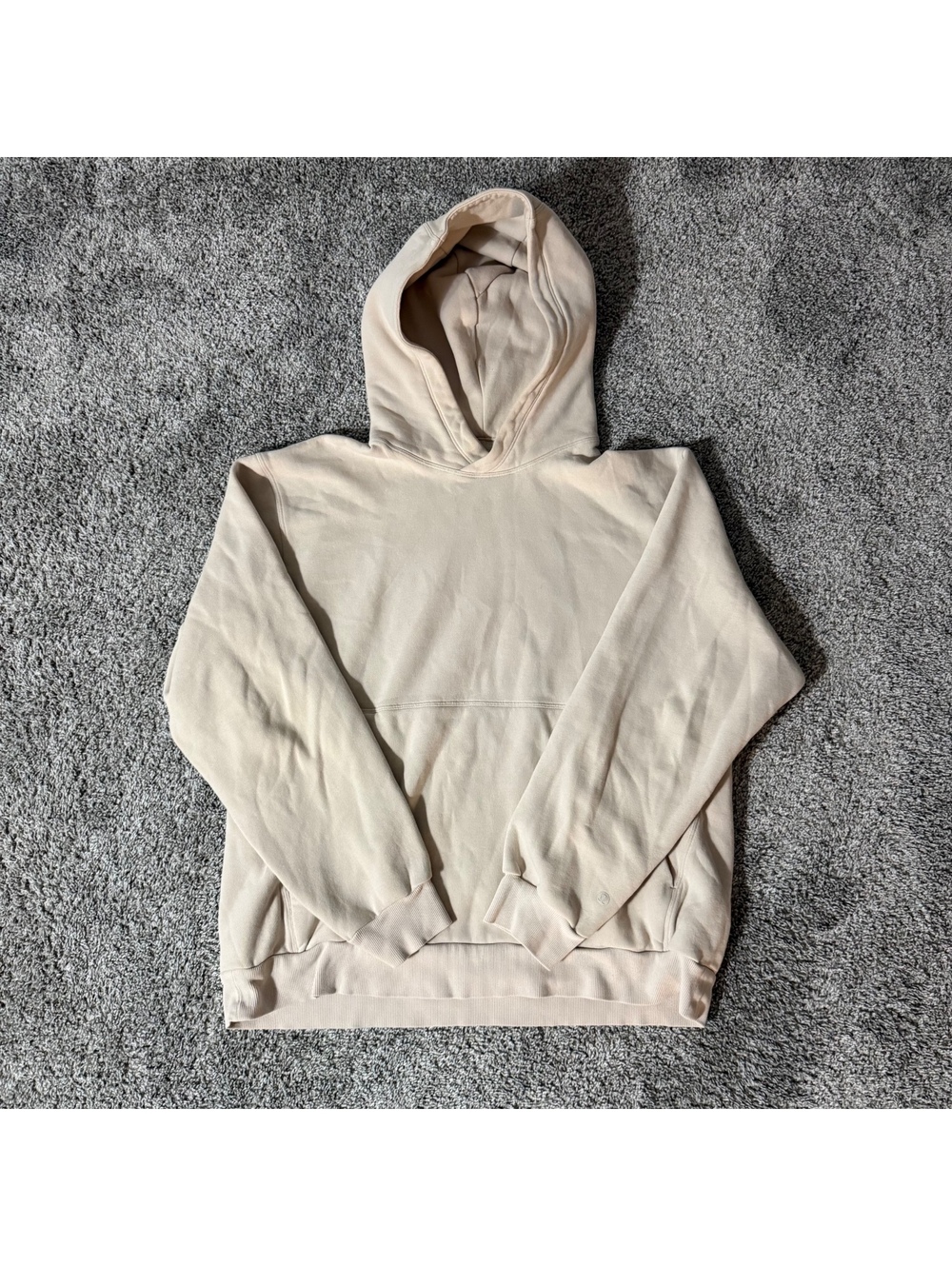 Lululemon Beige Pullover Hoodie Sweatshirt Men’s Large
